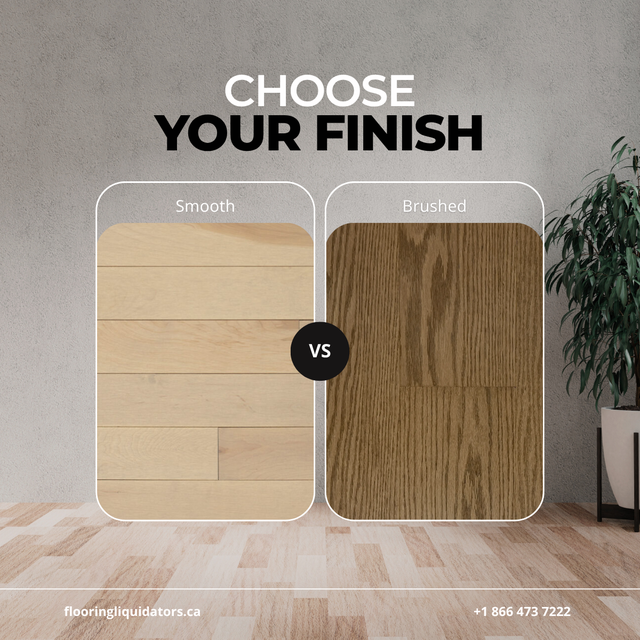 Hardwood Flooring | Smooth vs Brushed Finish | Huge Selection