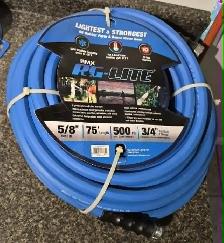 RMX RG-LITE 75' × 5/8' ALL-RUBBER HOSE – HOT/COLD – $80