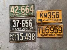 Manitoba license plates