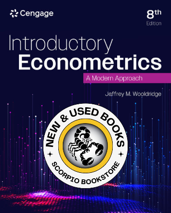Introductory Econometrics 8th Edition Wooldridge 9780357900161