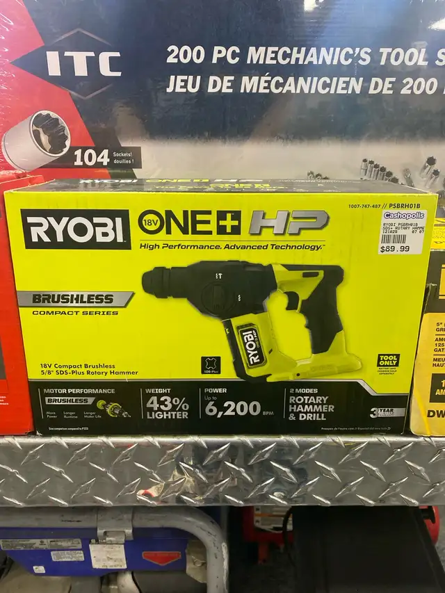 Ryobi PSBEH01B Rotary Hammer @ Cashopolis!!