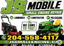 Mobile lawnmower and tractor repair