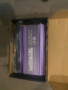 Two Lumatex 1000w air cooled Ballast