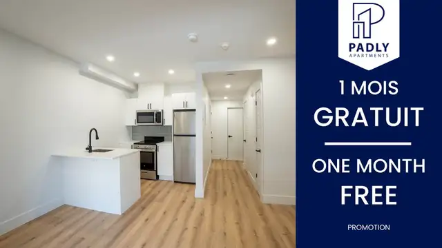 1 MOIS GRATUIT ! Studios rénovés - Occ. Immédiate - HOMA