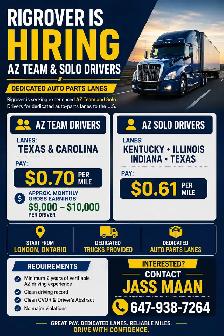 AZ Teams & solos  : $0.70m/teams and 0.
