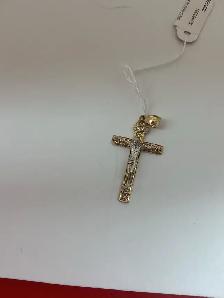 breloque en or 10k croix