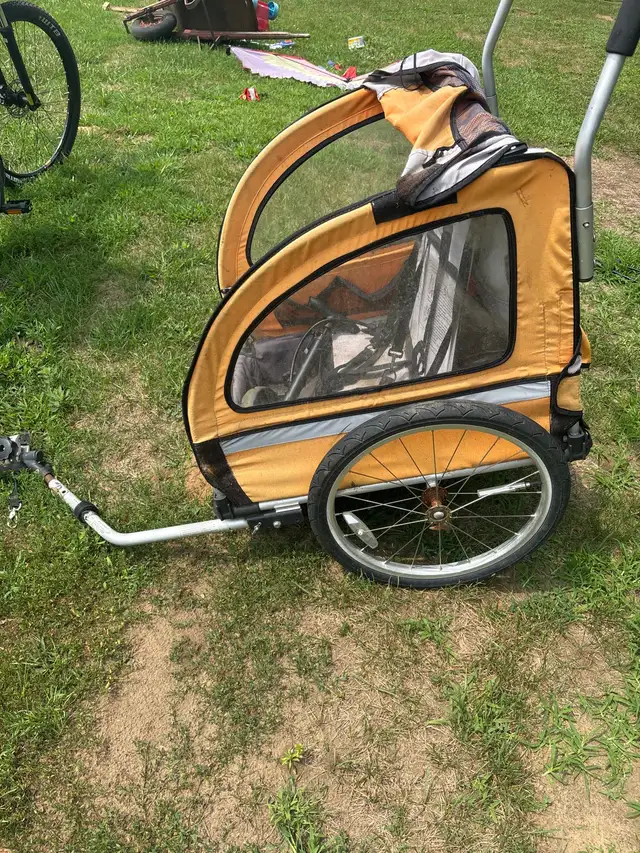 bike trailer concerts to double stroller