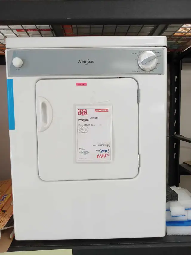 Whirlpool Compact Electric Dryer
