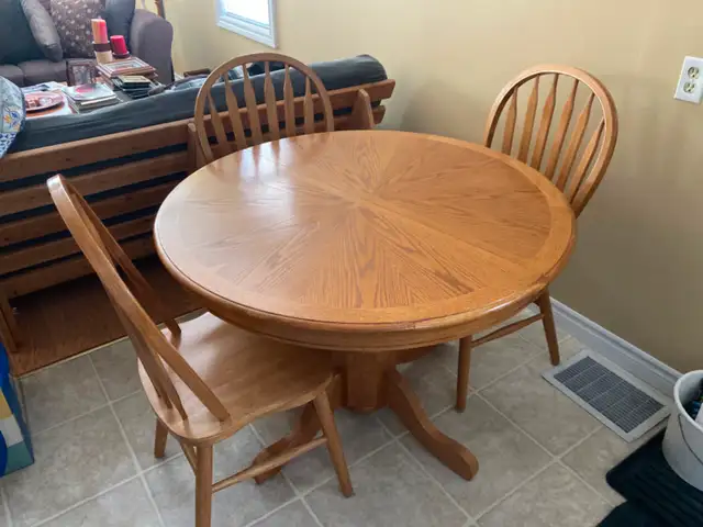 Kitchen table and 3 chairs for sale