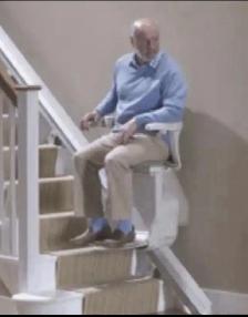 Stairlift Chair Lift Straight or Curved Stairs - Photo 3