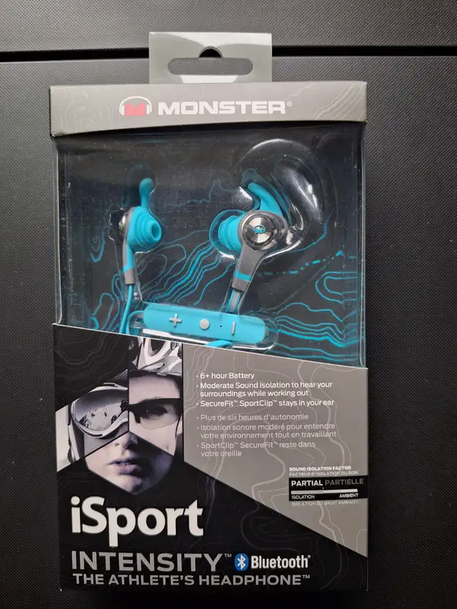 Monster iSport Intensity The Athlete's Headphones - New