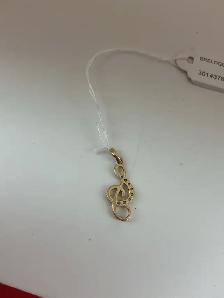 breloque en or 14k clef de sol - Photo 2
