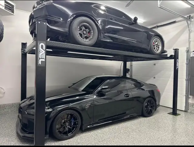 New CAEL 4-Post Parking & Storage Car Lifts – 9,000 / 10,000 lb