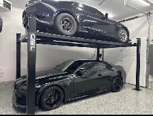 New CAEL 4-Post Parking & Storage Car Lifts – 9,000 / 10,000 lb