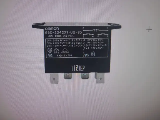 1 Omron 24VAC Power Relay 1/2HP 120/240V NEUF NEW G5D-2242T-US