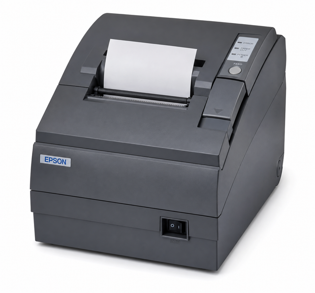New Epson TM-U220B Grey Dot Matrix POS Receipt Printer