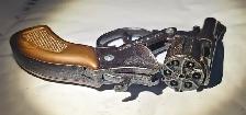 VICTORY Really Nice Secret Agent Die Cast 6 Shooter Cap Pistol - Photo 3