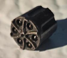 VICTORY Really Nice Secret Agent Die Cast 6 Shooter Cap Pistol - Photo 5