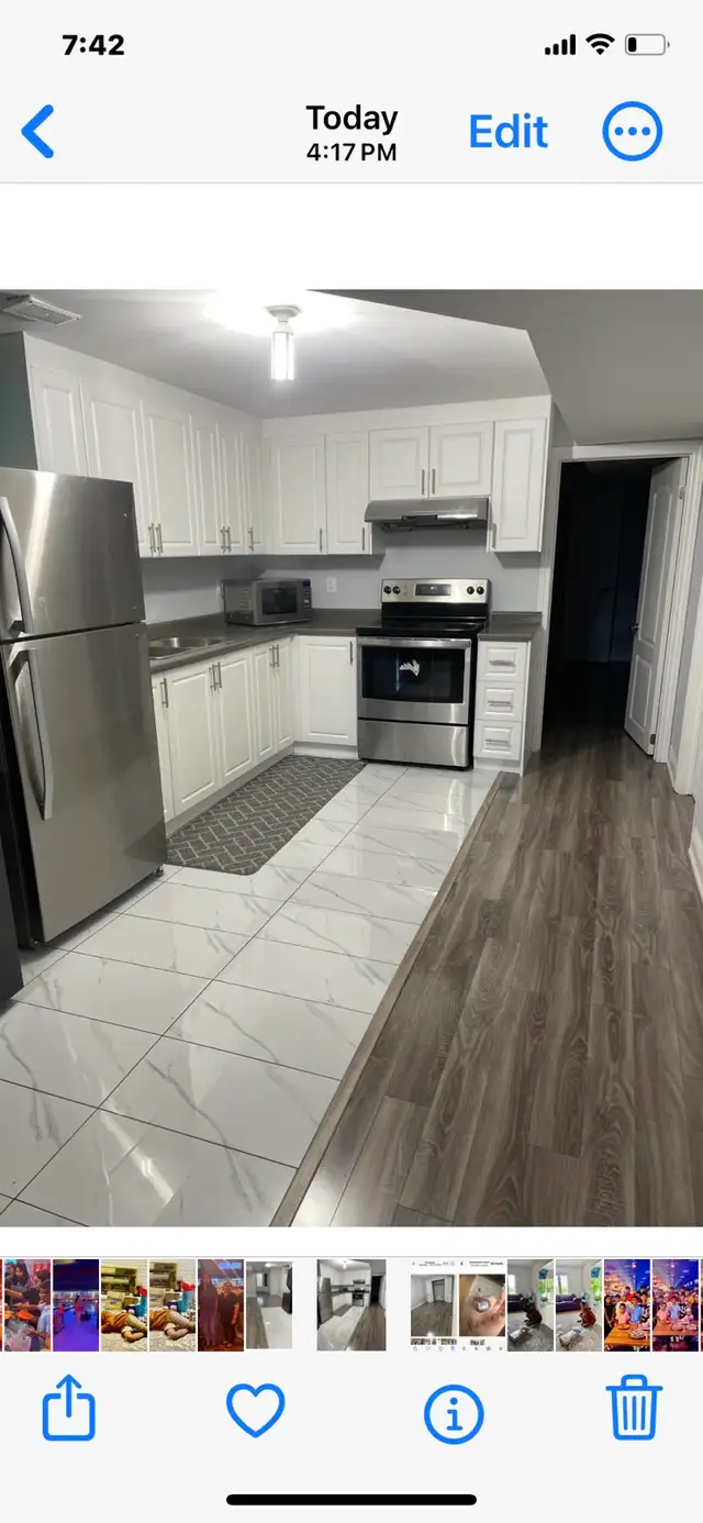 Walkout one bedroom  basement for rent
