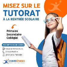 Tutorat et aide aux devoirs en présentiel