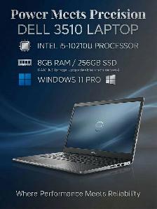 Dell 3510 Laptop 15.6' Intel i5 (10th Gen), 8GB RAM, 256GB SSD