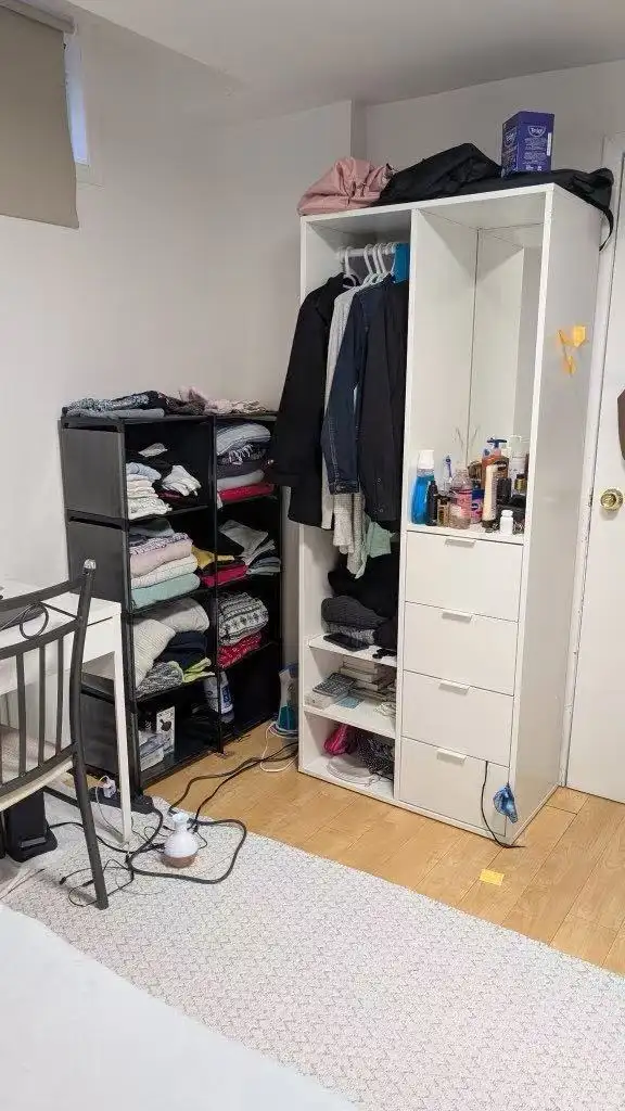 One room in basement for rent