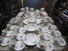 Royal Albert FORGET-ME-NOT fine bone china set for 12