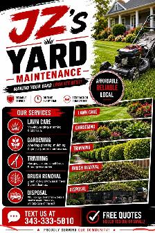JZ's Yard Maintenance & Brush Removal