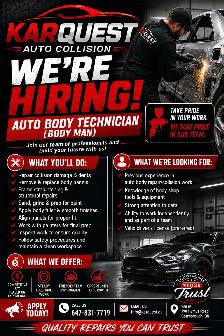 BODY MAN WANTED FOR HIRE
