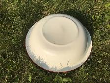 Vintage Red/White enamel ware - Wash Basin - Photo 3