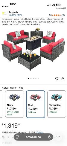 9 piece patio set