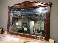 59" Solid Oak Vanity Combo (Cabinet   Top   Mirror) $988 HST – - Photo 2