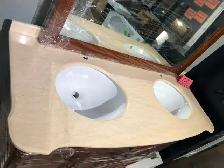 59" Solid Oak Vanity Combo (Cabinet   Top   Mirror) $988 HST – - Photo 3