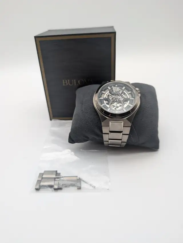 (6931) Watches Boluva 98a179 In Box With Links