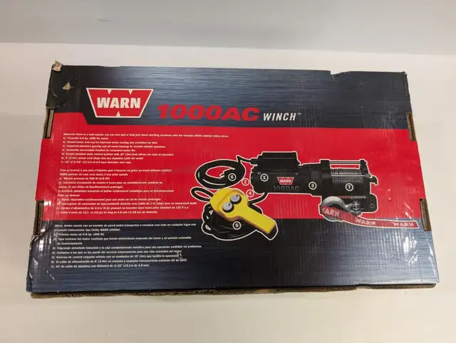 (4966) Tools Winch Warn 80010 Like New In Box