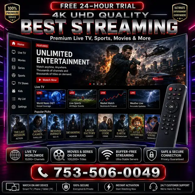Unlimited 4K UHD Streaming