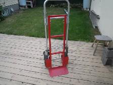 Large appliance moving cart