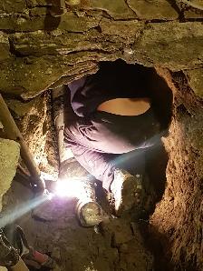 DRAIN SNAKE SUMP PUMP ISSUE WATERPROOFING FOUNDATION LEAK WET - Photo 2