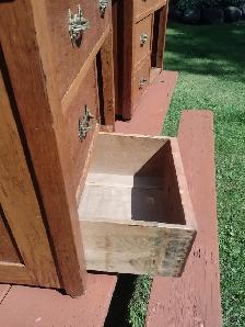 2 antique OAK cabinets perfect for nightstands or end tables - Photo 6