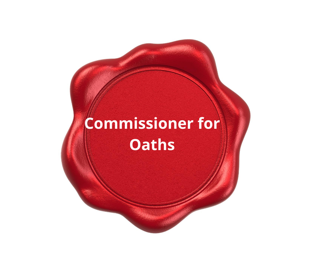 OATH COMIISIONER ( ATTESTATION OF YOUR SPONSER SHIP DOCUMENTS