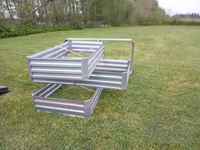 Galvanized Rectangle Raised Garden Bed Durable Rust Resistant