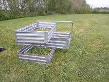 Galvanized Rectangle Raised Garden Bed Durable Rust Resistant