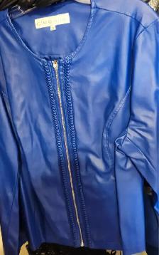Brand NEW Women's Cleo faux Leather Jackets Size XL/ XXL Petite - Photo 3