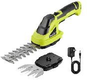 SnapFresh 2-in-1 Cordless Grass Shear and Hedge Trimmer, 7.2V...