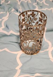 Bath Body Works Gold Candle holder for sale! - Photo 2