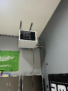 Garage heater installation - Photo 4