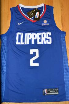 New w/ Tags KAWHI LEONARD All Embroidered Jersey