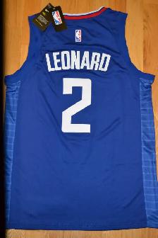 New w/ Tags KAWHI LEONARD All Embroidered Jersey - Photo 5