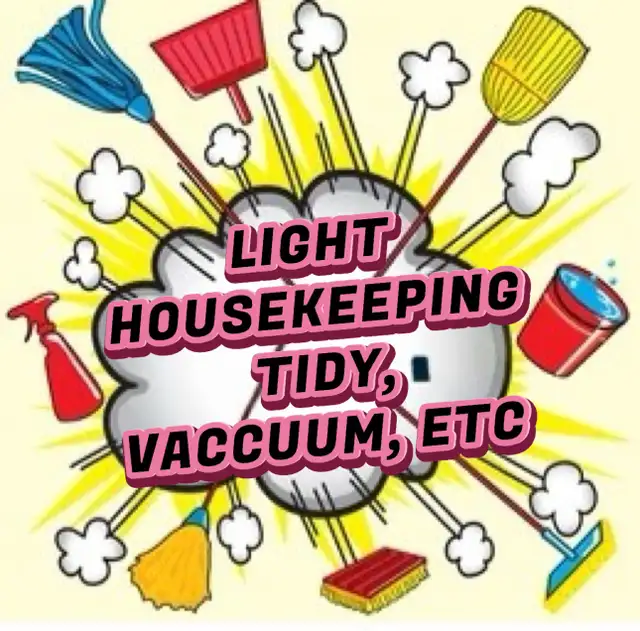 AVAILABLE:  HOME  ASSISTANT: Live in family aide - so