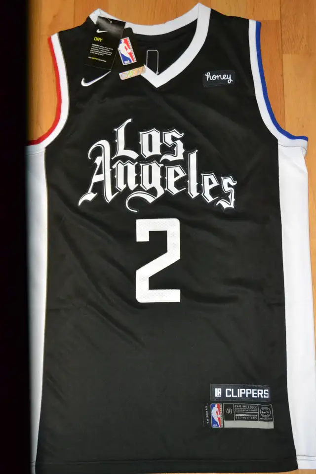 New w/ Tags KAWHI LEONARD All Embroidered Jersey...